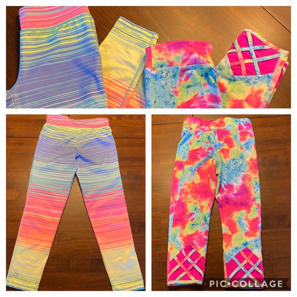 🌈 2 rainbow leggings!! 🌈
